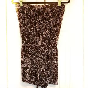 Forever 21 black and white romper size L
